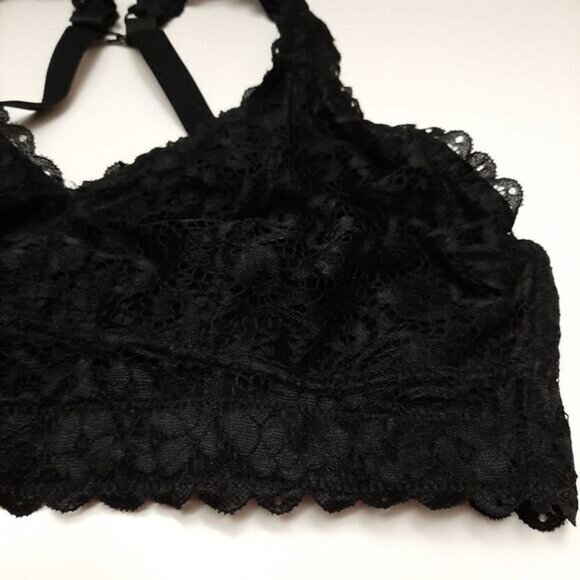 PARFAIT Adriana Black Lace Non-Wired Bralette Longline Bra Sz 36DD - Picture 6 of 16